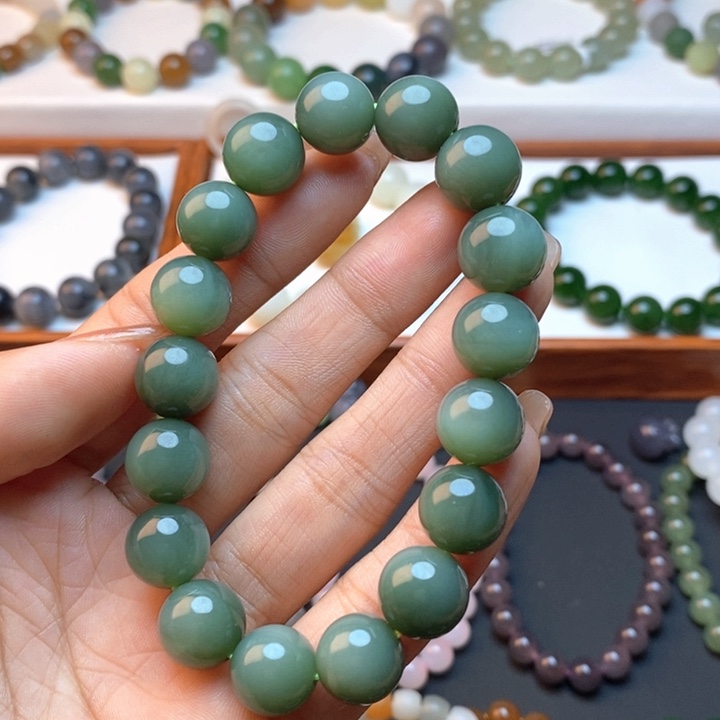 和田玉手链未镶嵌