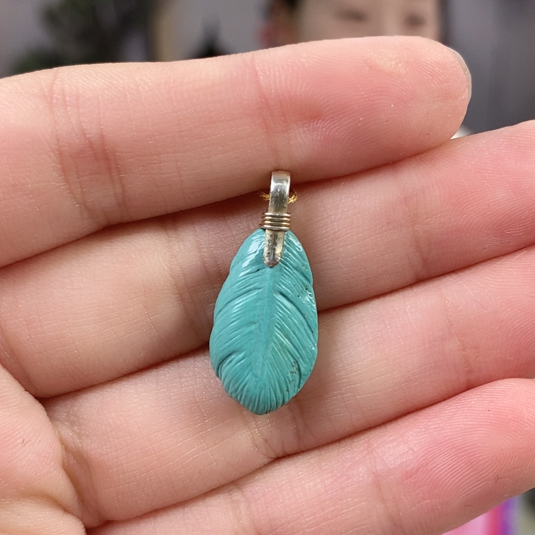 绿松石银S925镀金镶嵌珠宝奇石