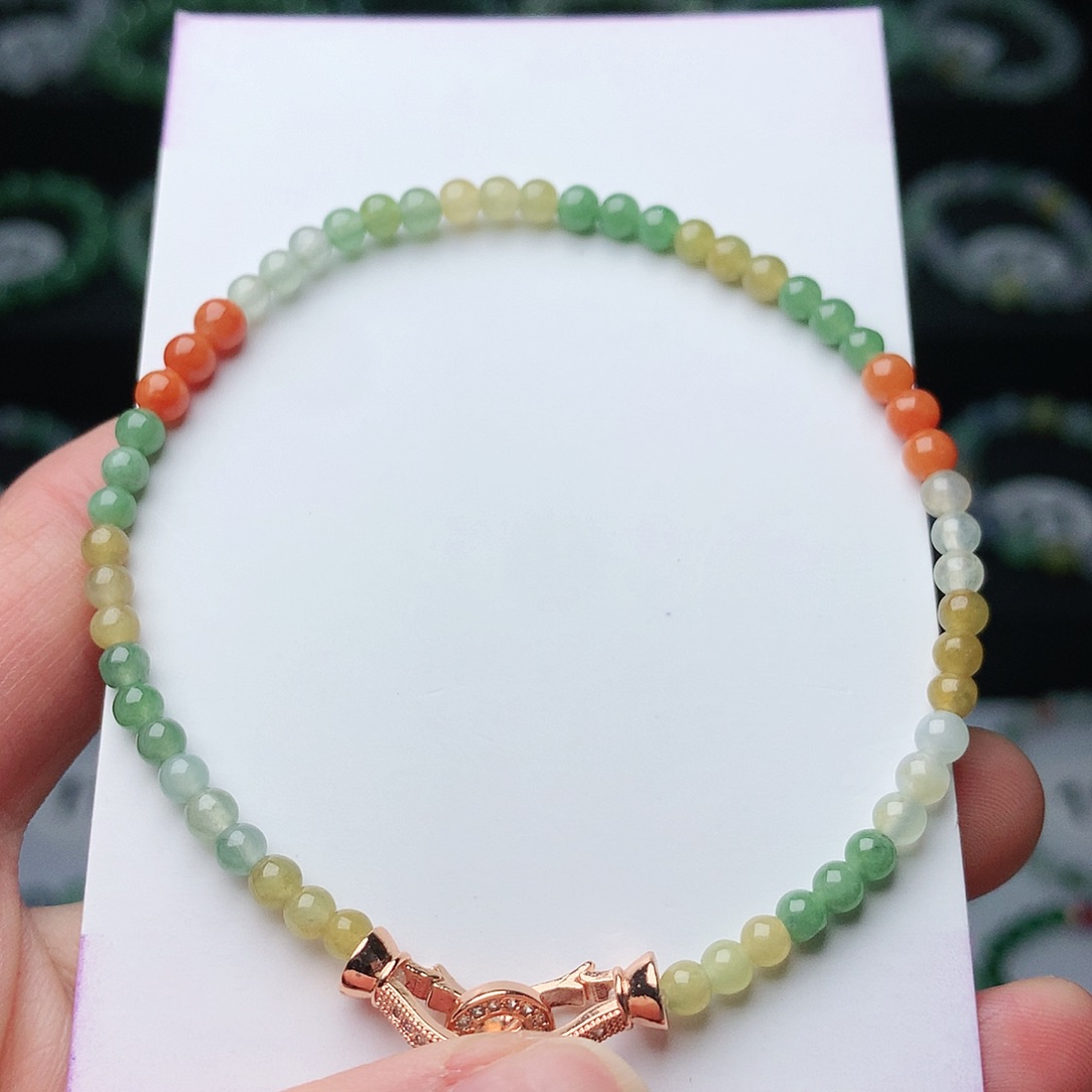 未镶嵌翡翠手链翡翠