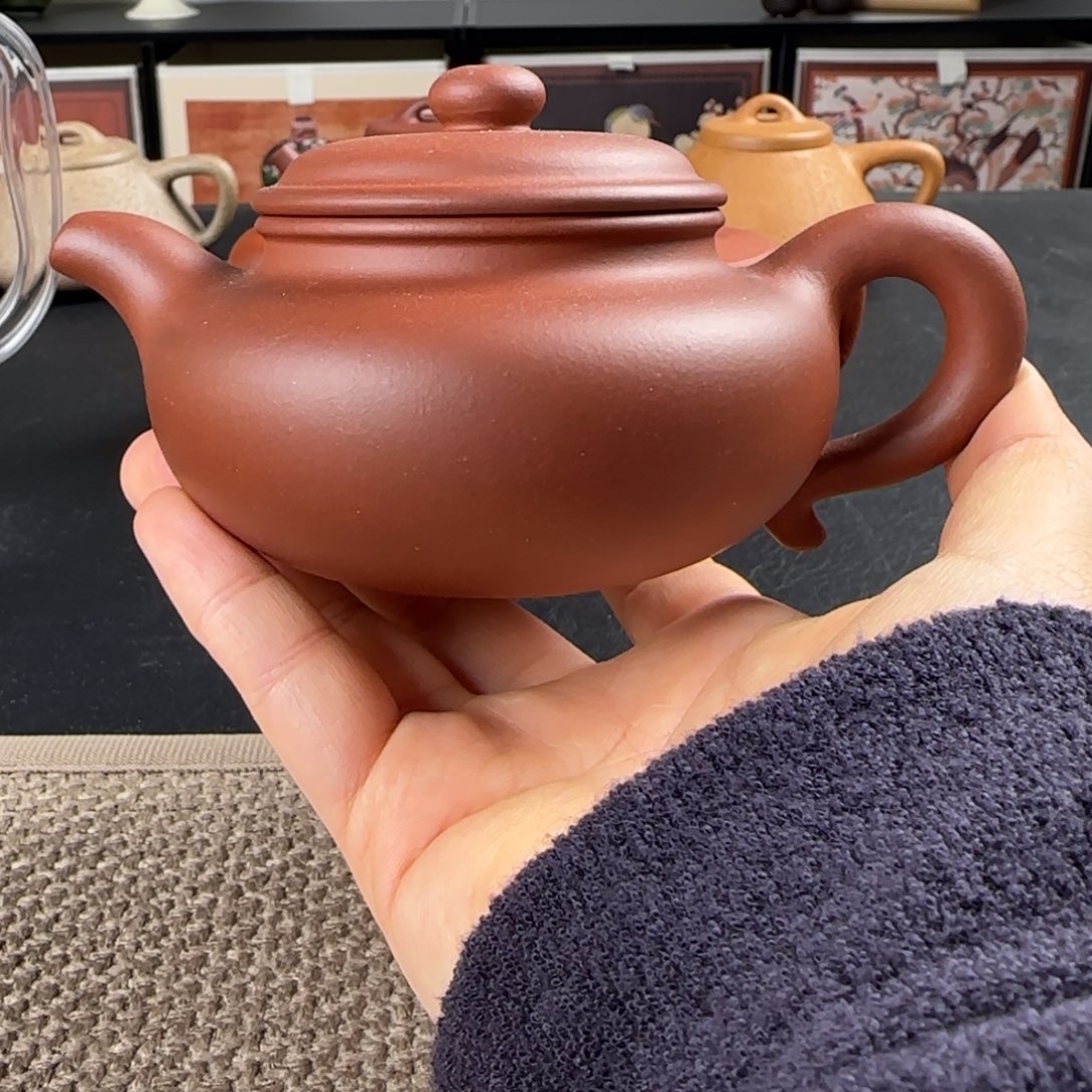 心***水紫砂茶壶微瑕仿古