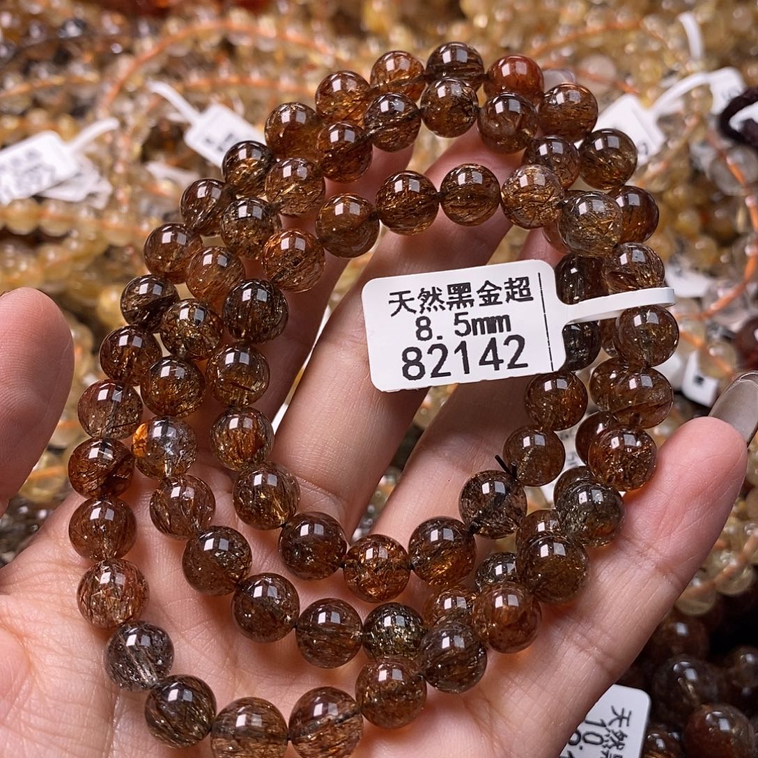 未镶嵌水晶手链水