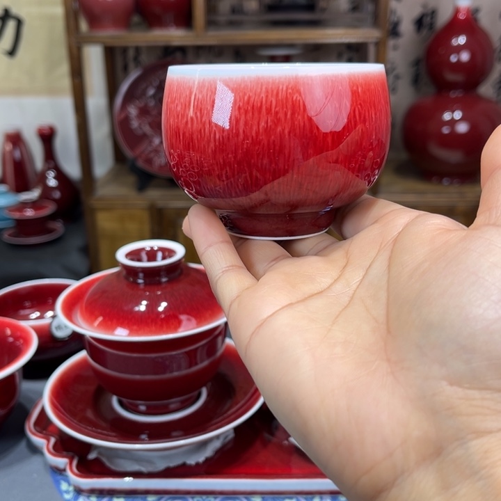 景德镇陶瓷浅行窑大罗汉杯福利