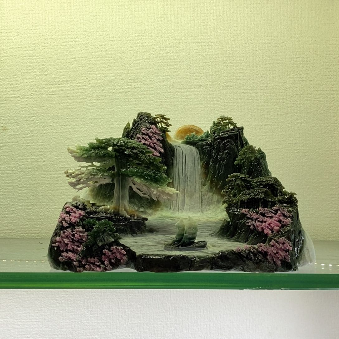 蛇纹石玉摆件未镶嵌