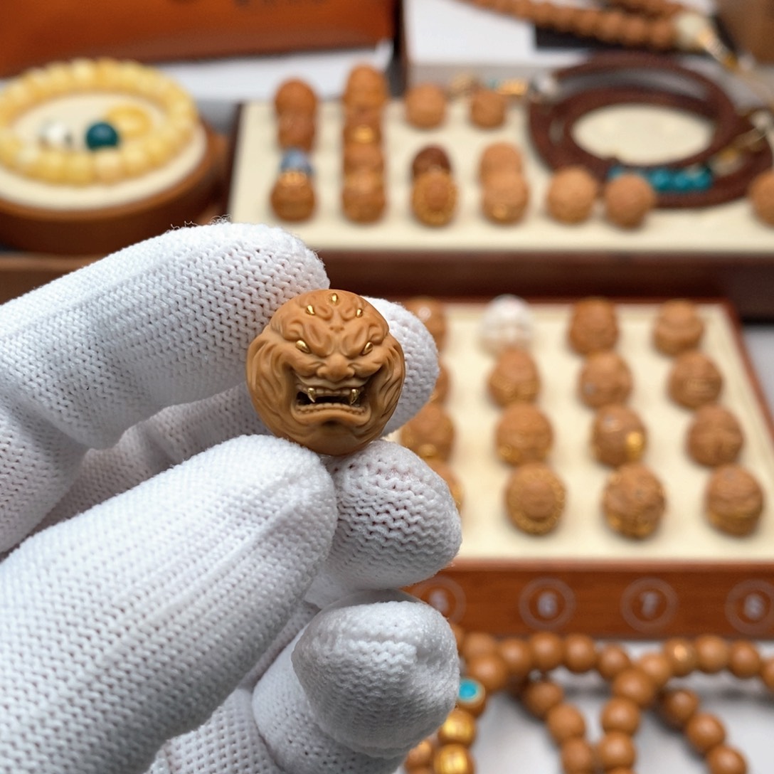 猴头核桃手串微*！猴头