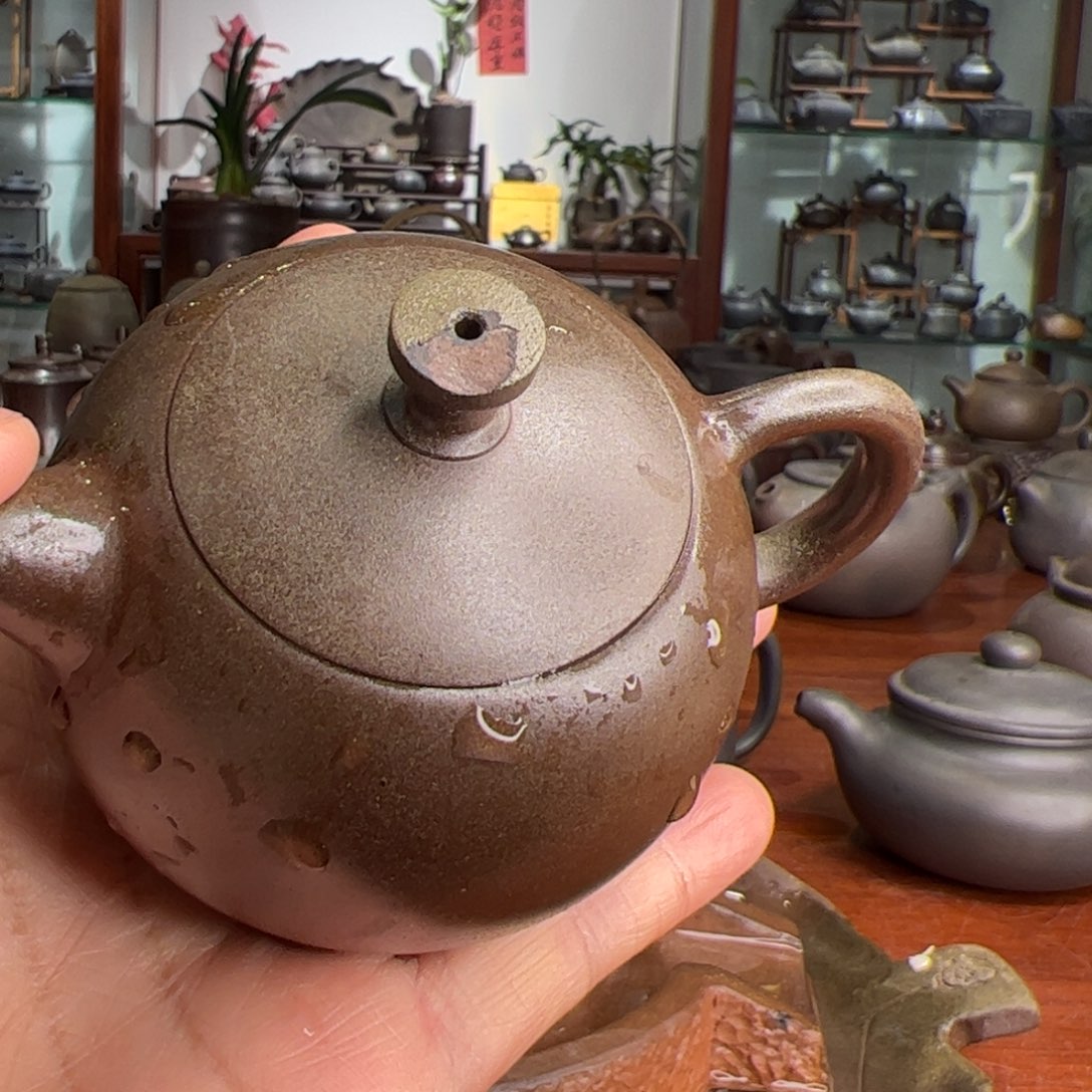 贵台龙窑柴烧茶壶91