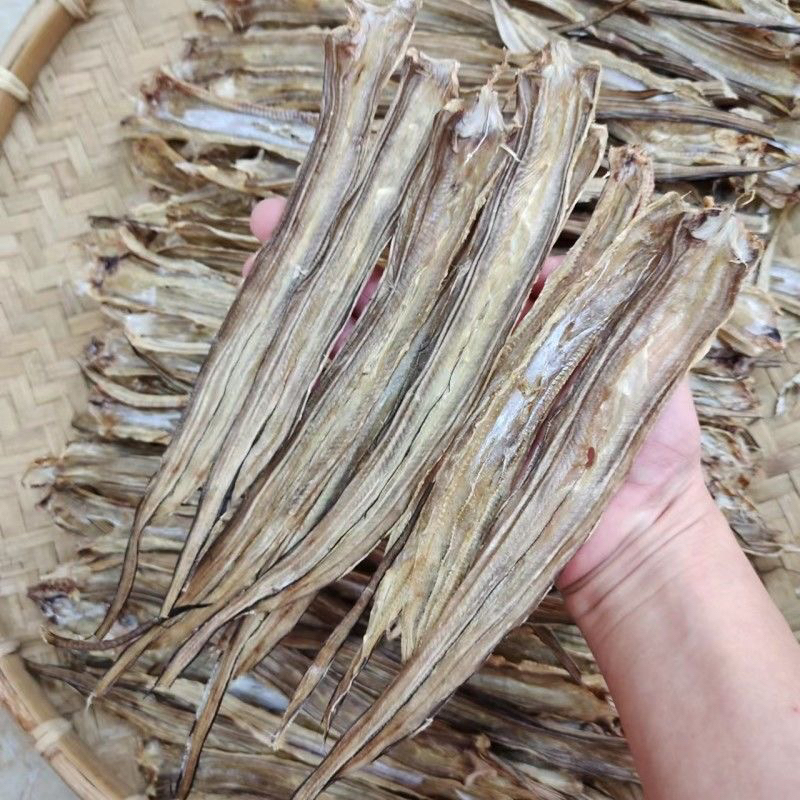 陆丰甲子本港麻鱼干渔民自晒小鳗鱼干香炸炒菜