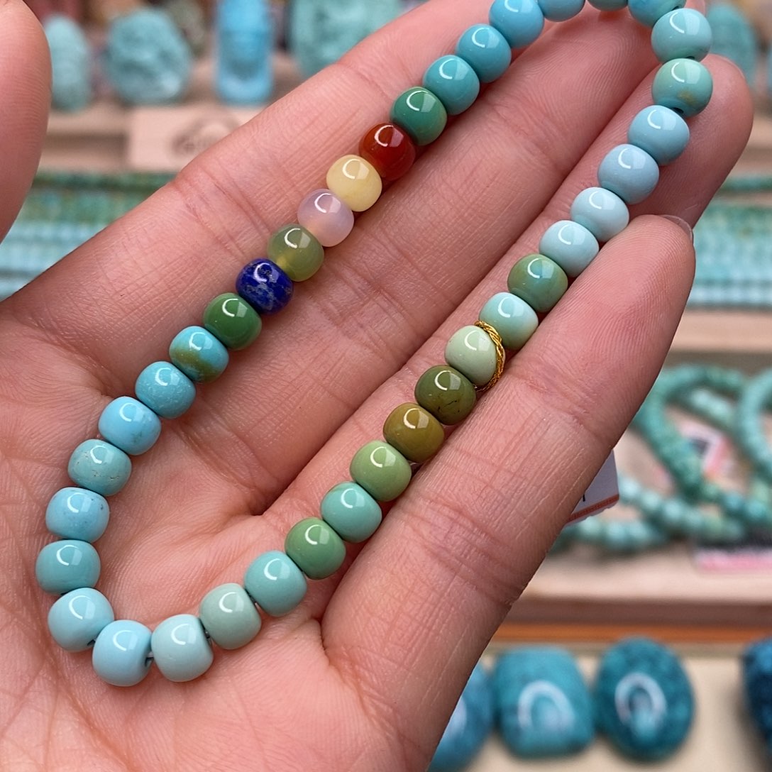 绿松石珠宝奇石未镶嵌