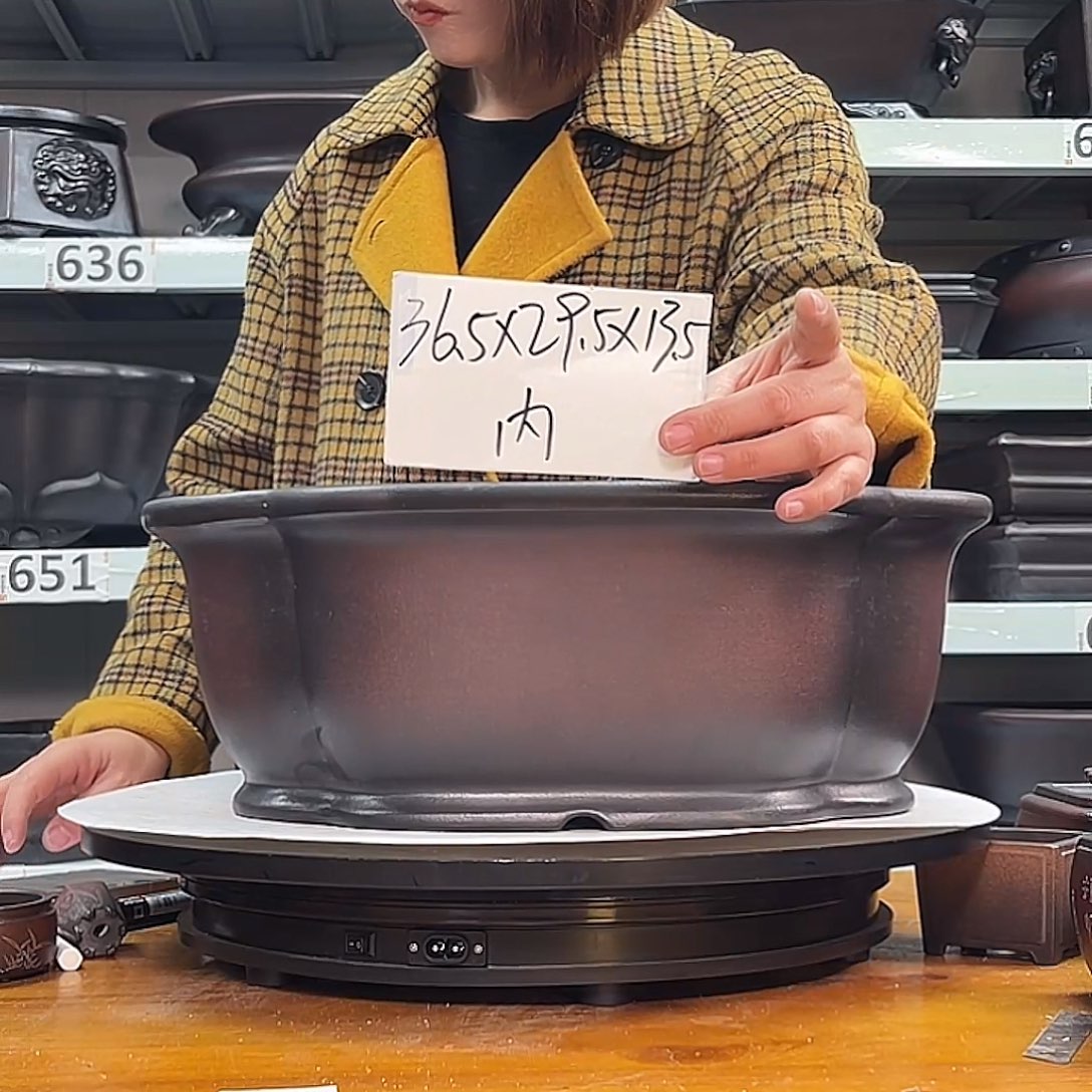 紫砂花盆宜兴紫砂40号