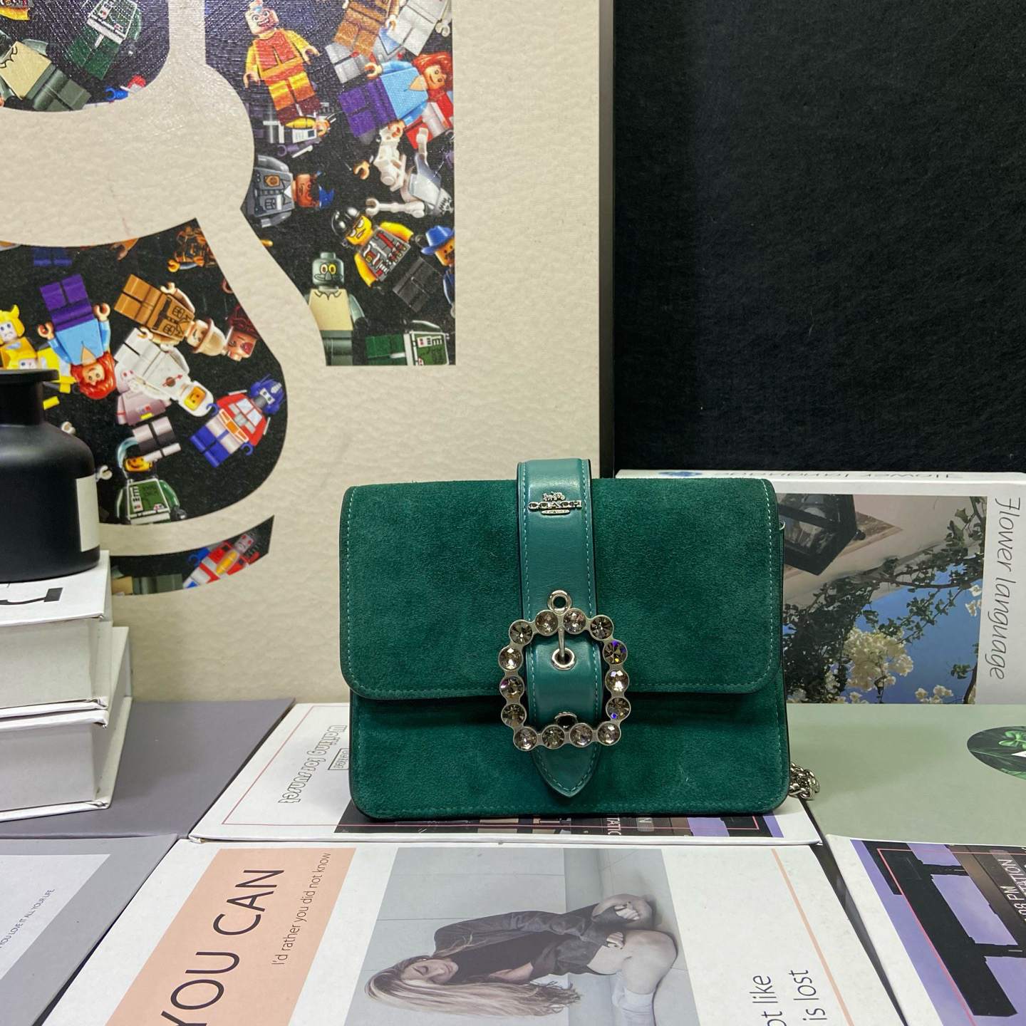 95新 COACH/蔻驰 23169斜挎包17*12