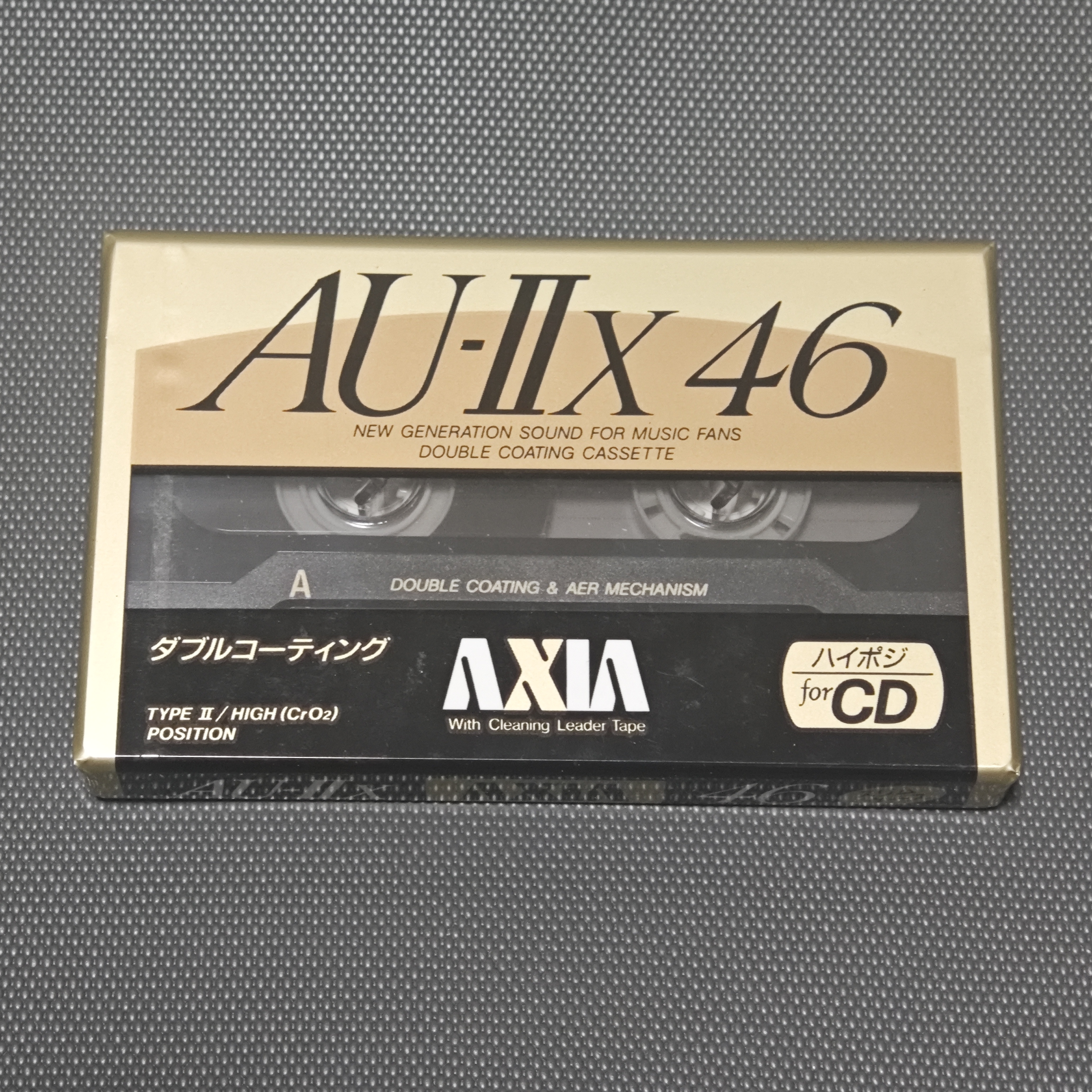 阿霞AXIA AUIIx二类空白磁带全新未拆封录音带随身听卡座刻录翻录