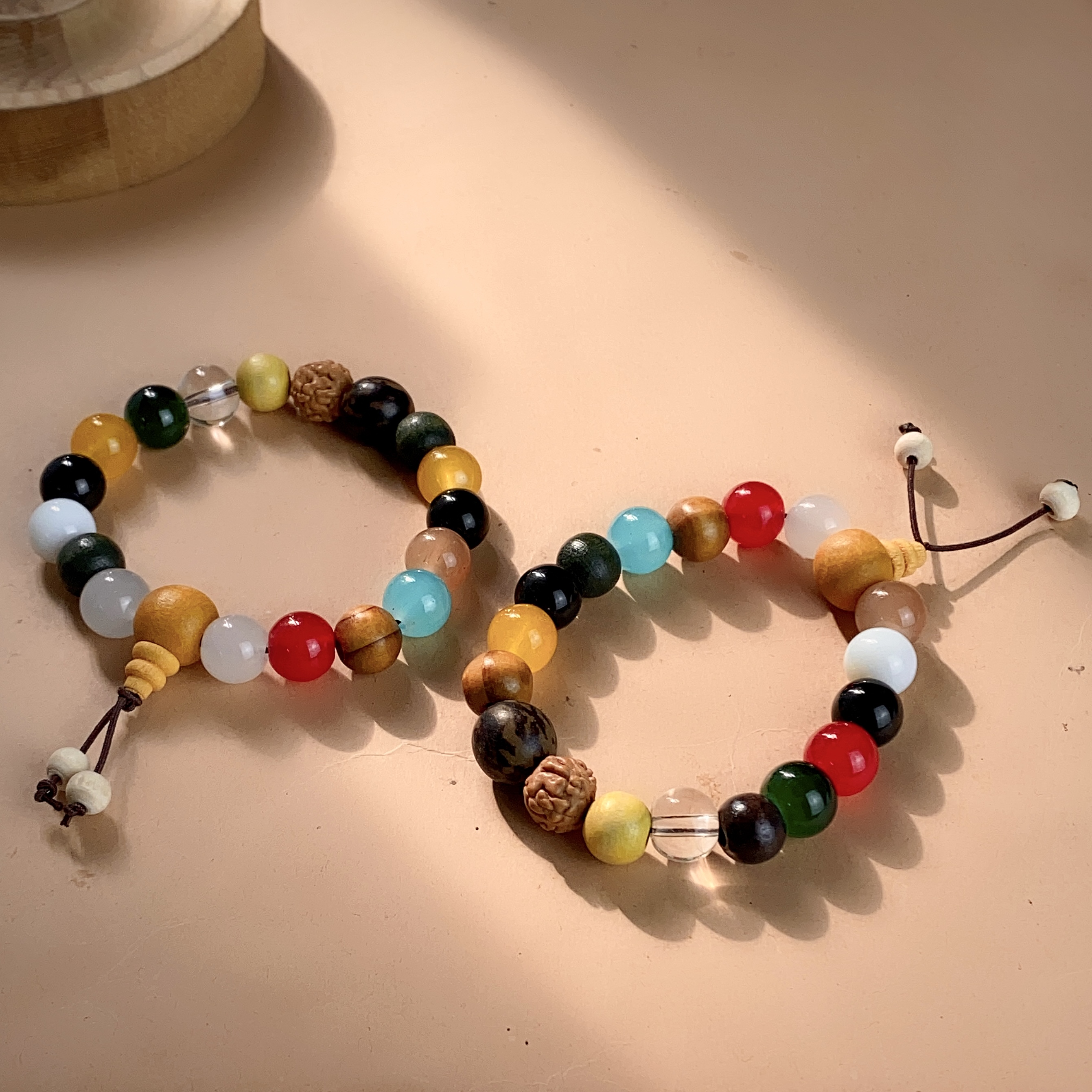 非金属树脂手链 2555/MT011/时尚百搭十八籽手串/多样性发/一件