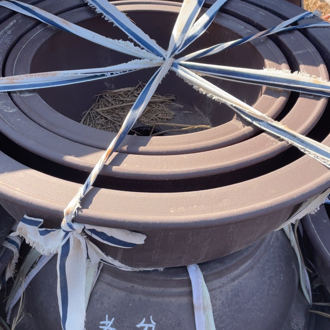 盆***家特价处理紫砂一组，随单