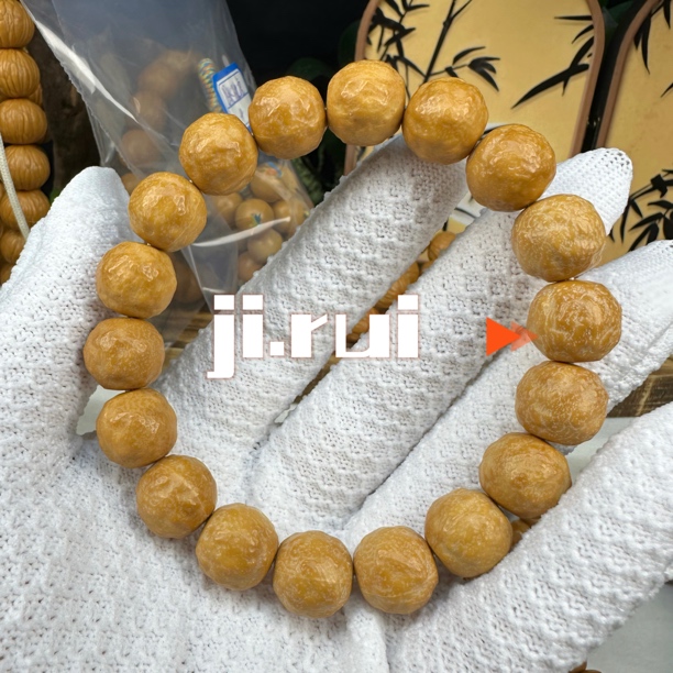 【吉瑞猴头】猴头手串砂糖橘全品无瑕文玩核桃