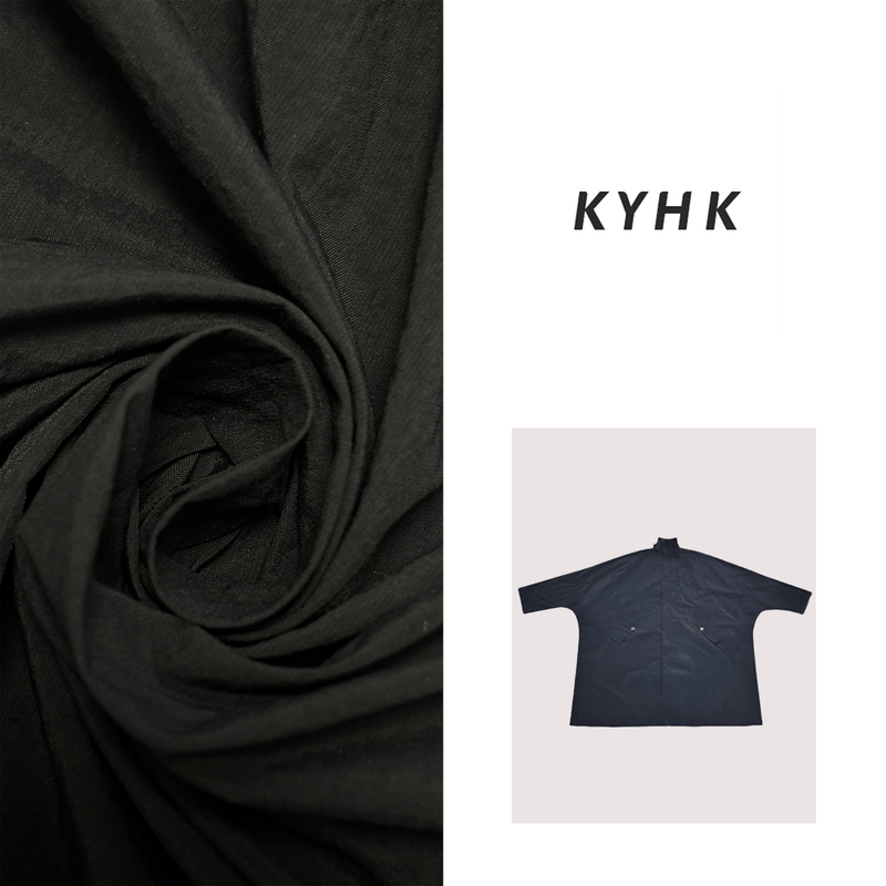 KYHK轻机能风大廓形中长款冲锋风衣外套240570