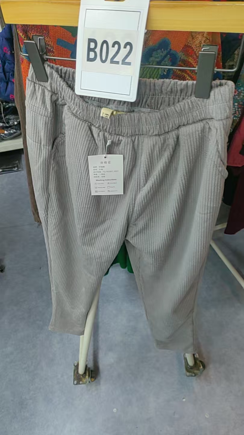 B022-G中老年女装常规款宽松型裤子