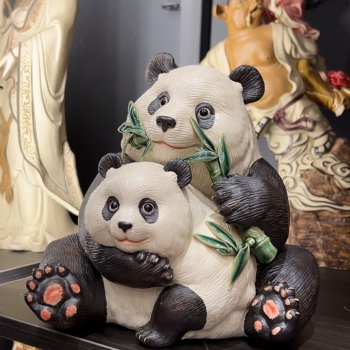 熊猫陶瓷艺术作品陶瓷艺术作品