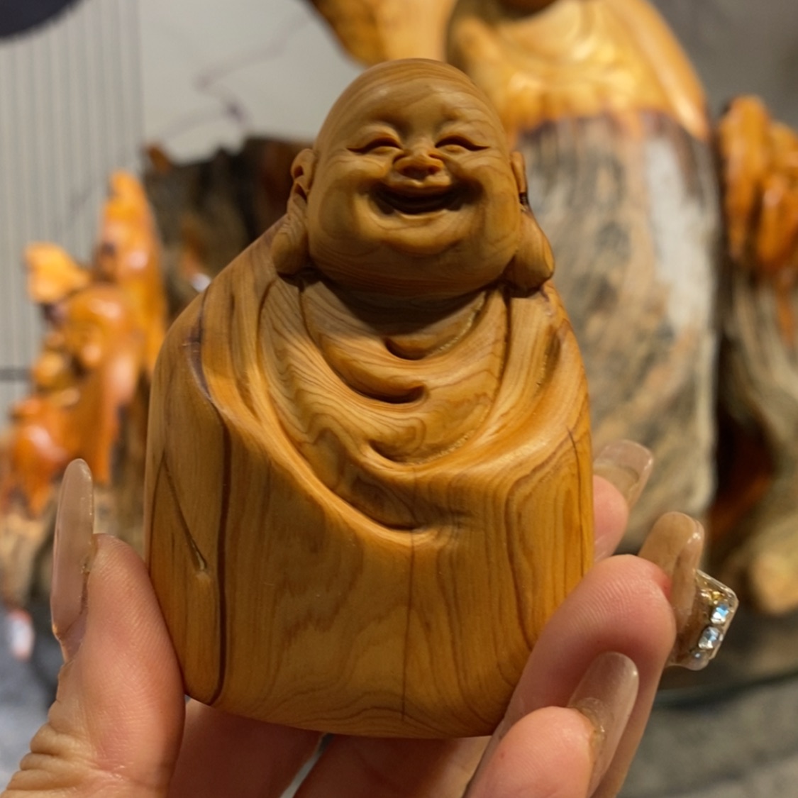 【闪购商品】柏木（崖柏）根雕木雕工艺品摆件，满十送一手把件