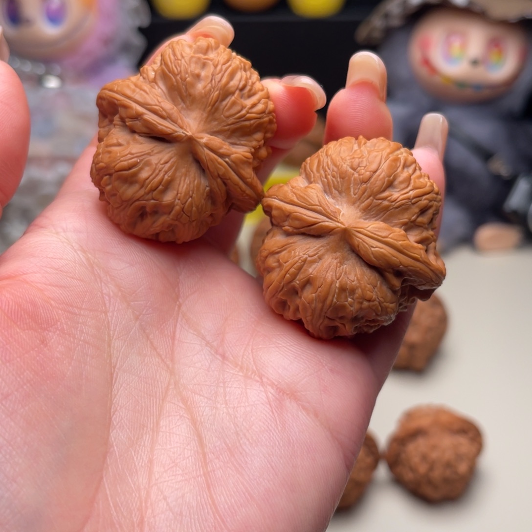 月***饼文玩核桃把件平谷元宝4F083