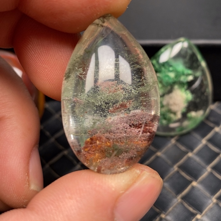 水晶颈饰未镶嵌水晶挂坠