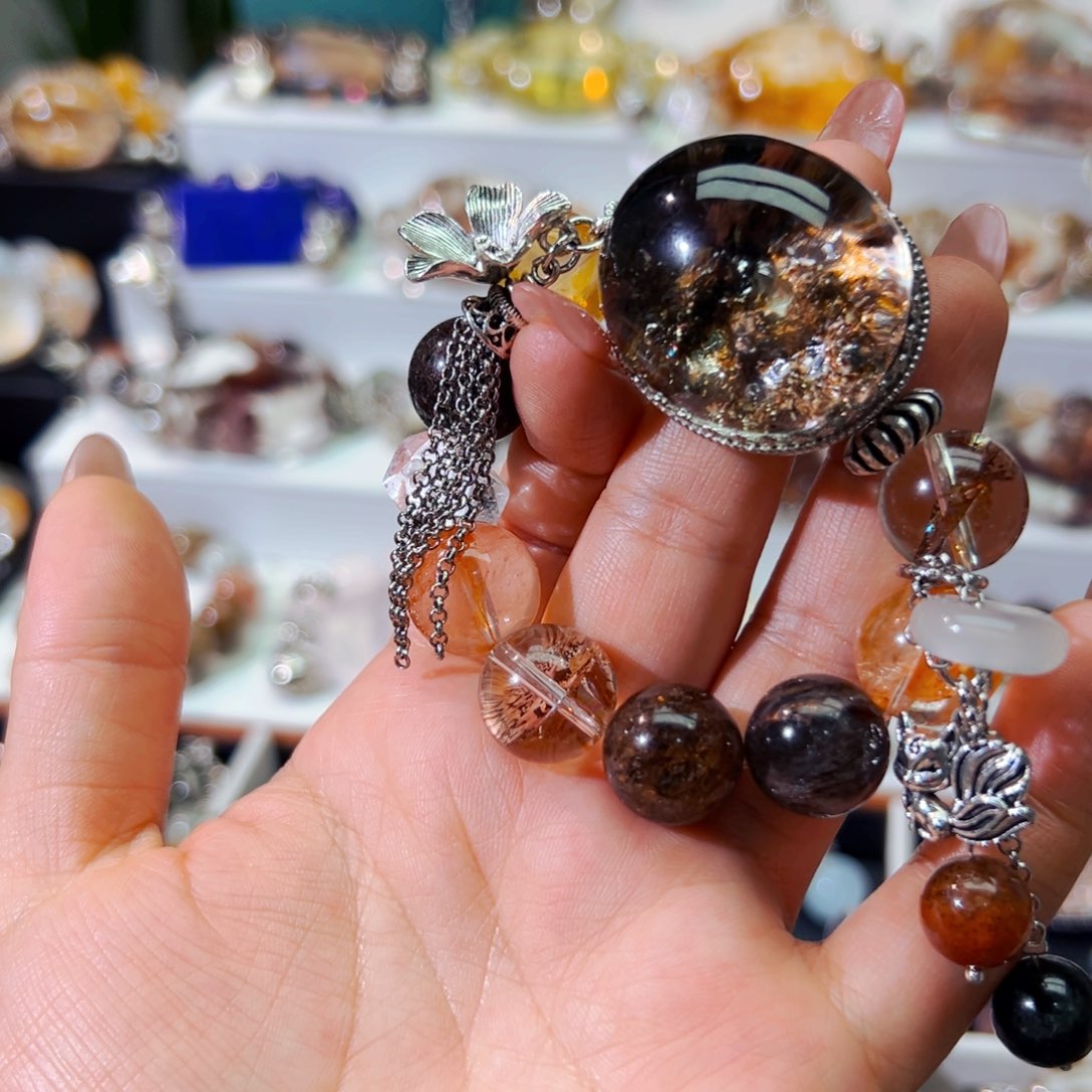 合金手链水晶洋***钰手串