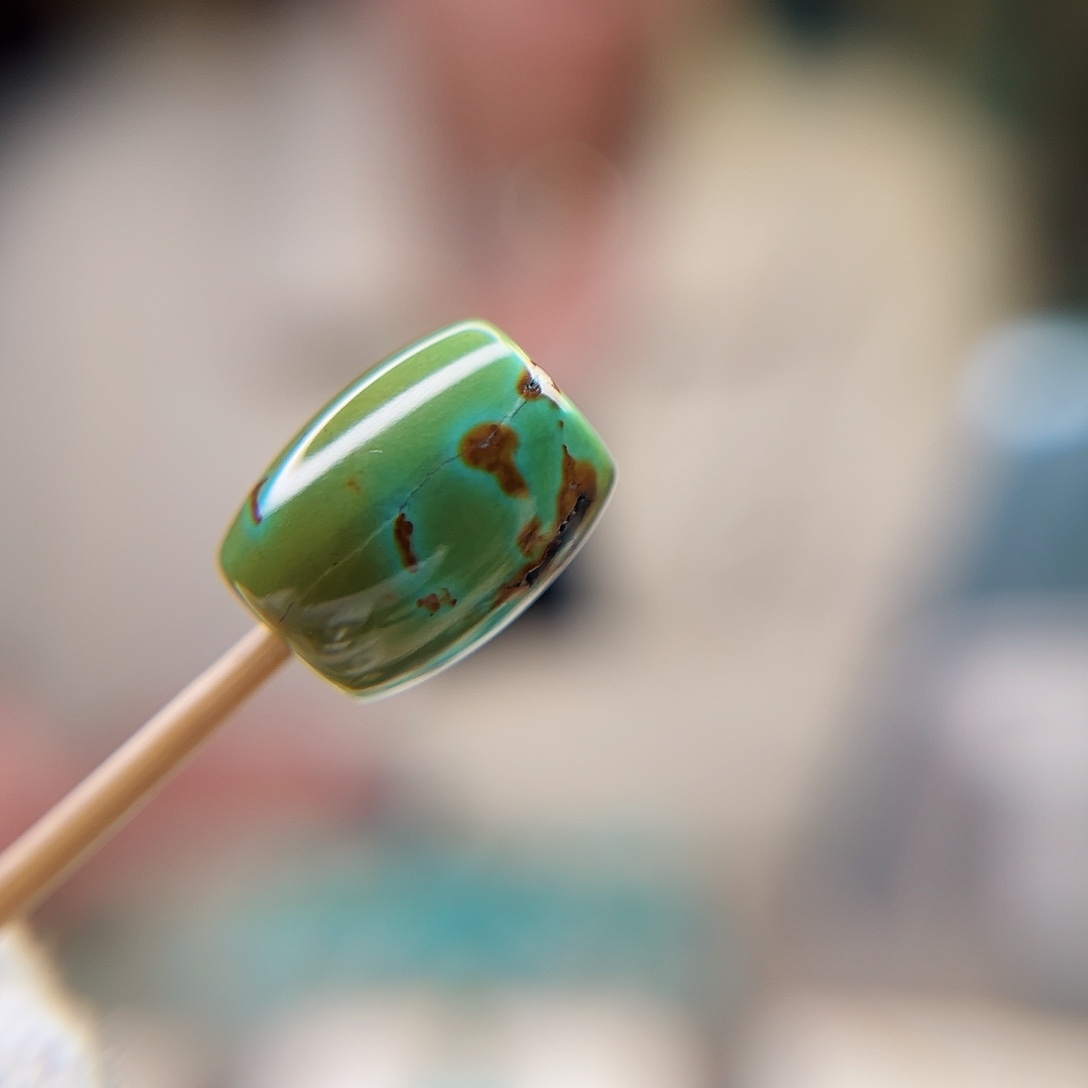 未镶嵌绿松石珠宝奇石10.2直径