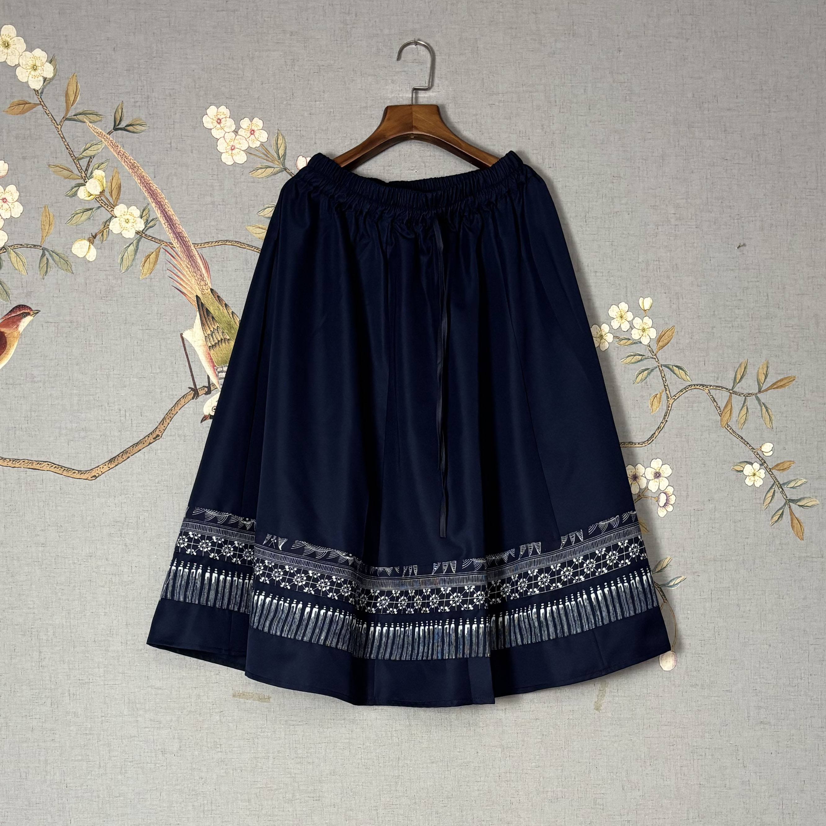 土家妹【工厂直销】薄款苗族土家族传统女款民族裙75CM  1255