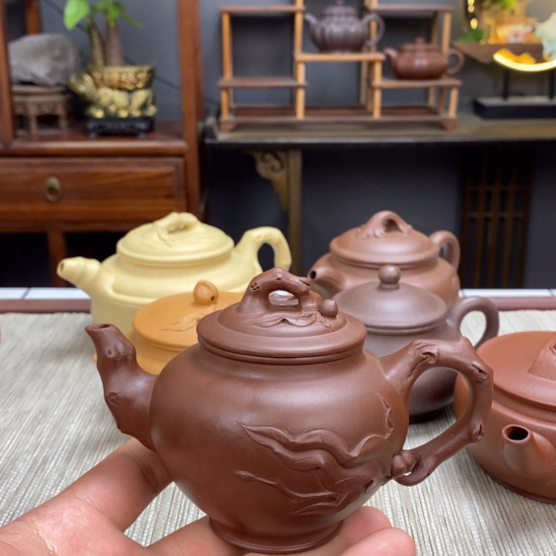 紫泥茶壶孤品容量180