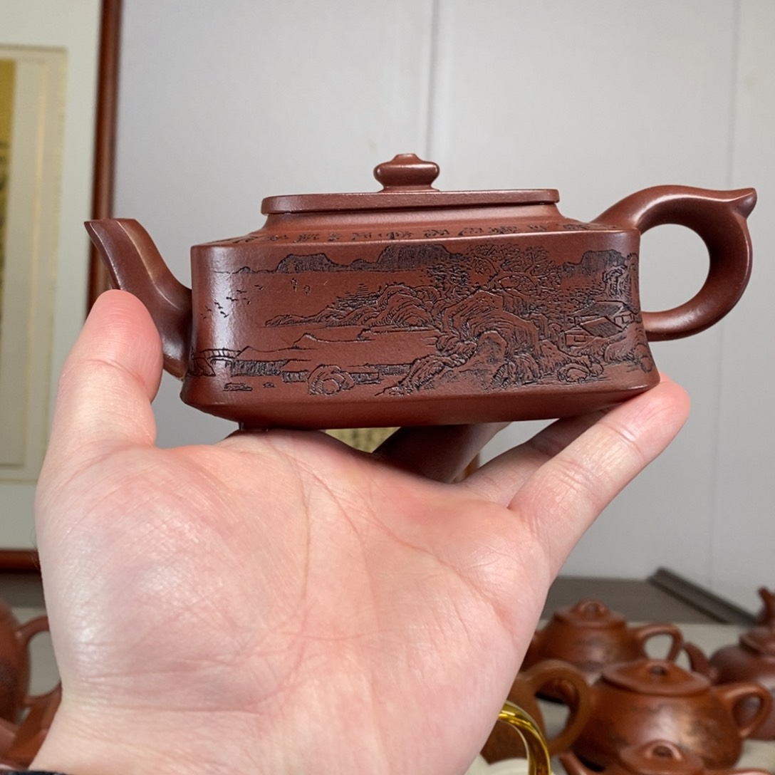 茶壶紫砂原矿泥料传统工艺制作