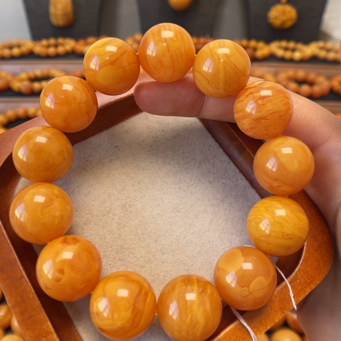 蜜蜡未镶嵌手链蜜蜡