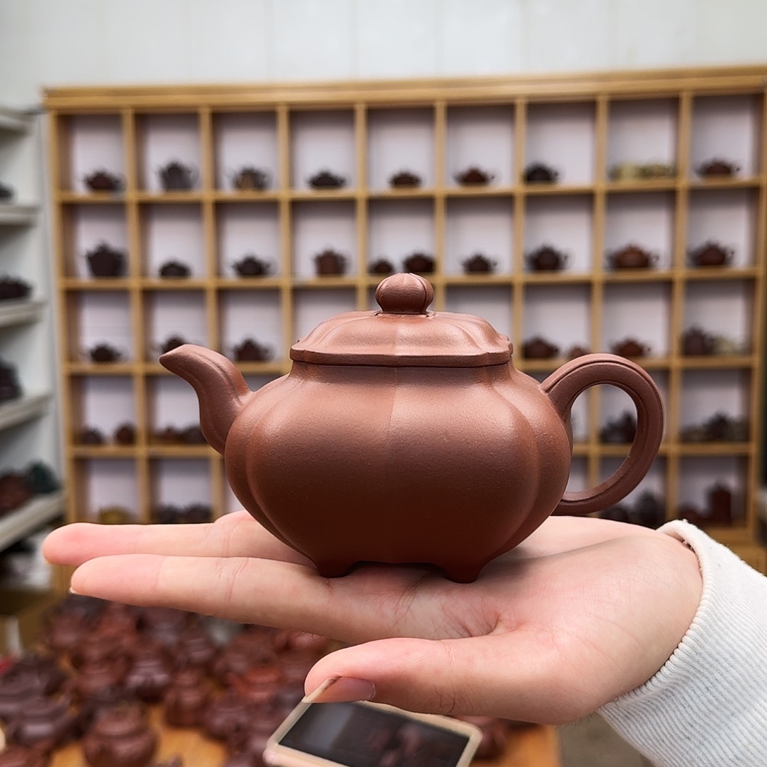茶壶紫砂筋纹传炉330cc