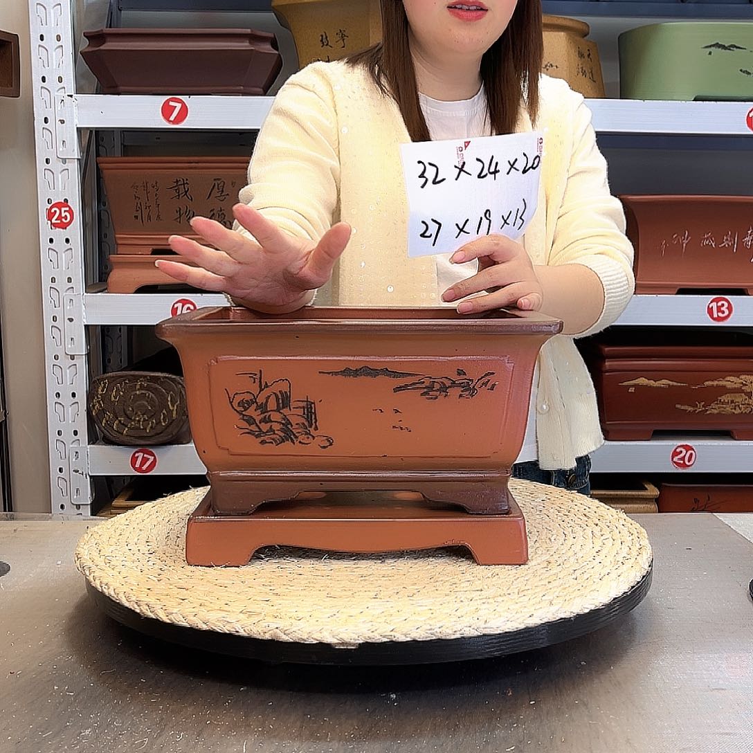 紫砂花盆紫砂花盆