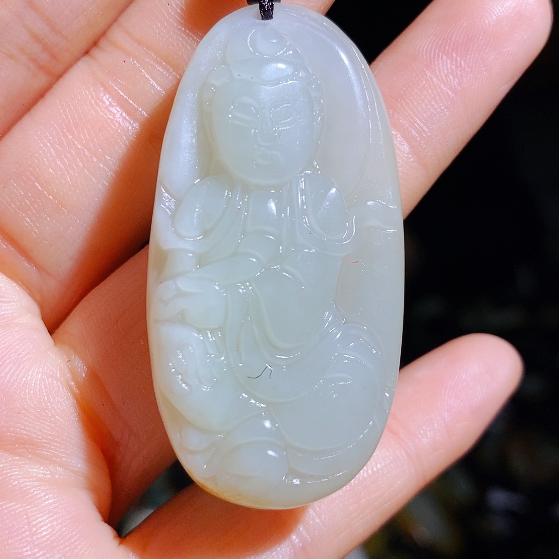 和田玉颈饰未镶嵌