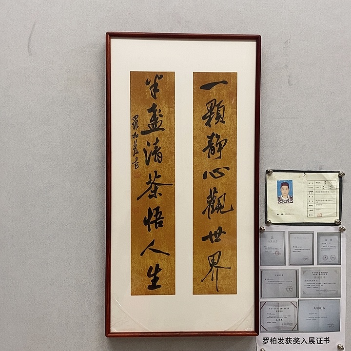 书法一颗静心观世界