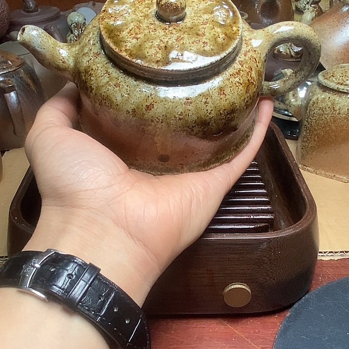 紫砂茶壶柴烧紫砂