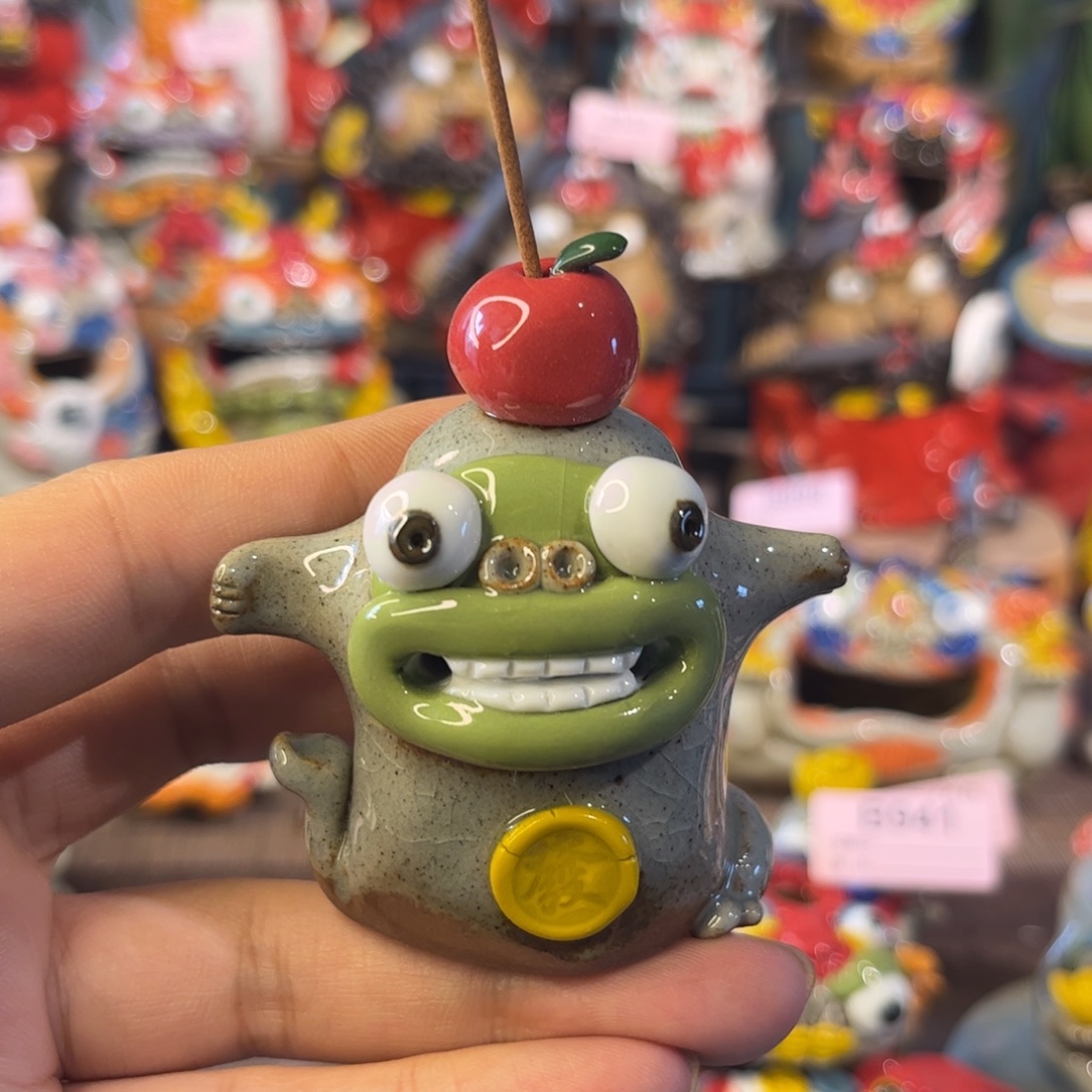 泥塑纯手工茶宠摆件