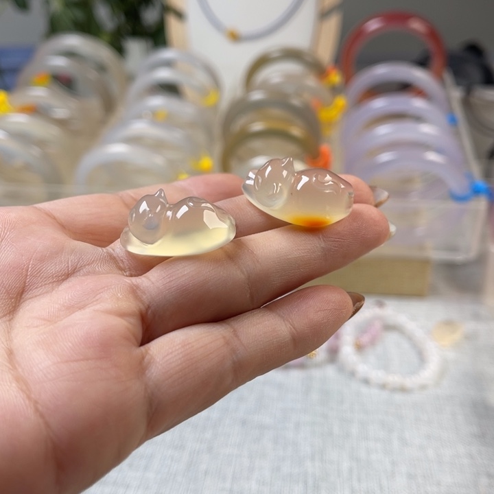 玛瑙/玉髓未镶嵌颈饰