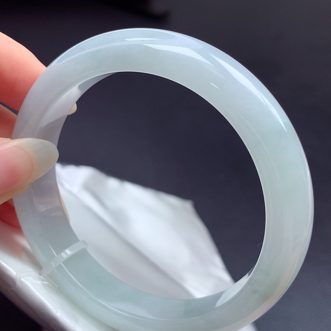 翡翠未镶嵌手镯57.8圈口