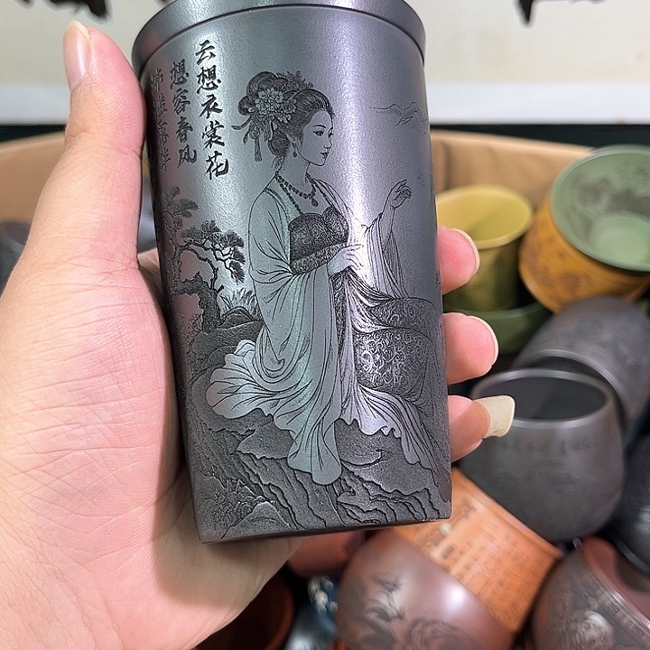 茶杯紫砂全手工紫砂主人杯