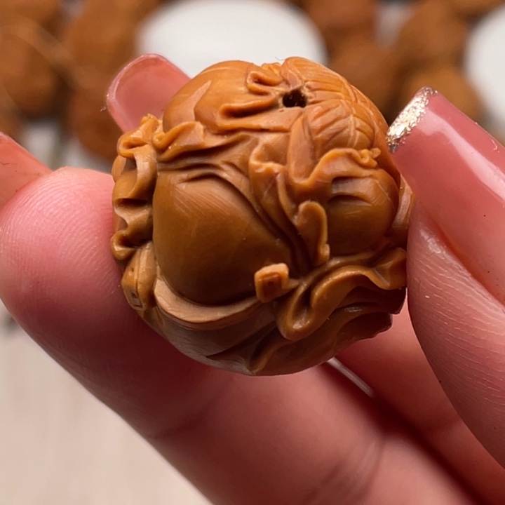 宁***y橄榄核手串橄榄核雕工艺