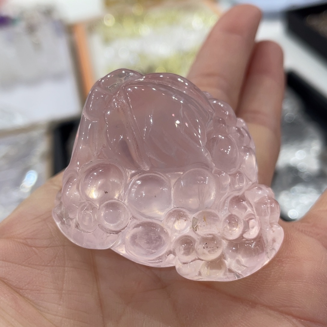 水晶摆件三脚金蟾未镶嵌