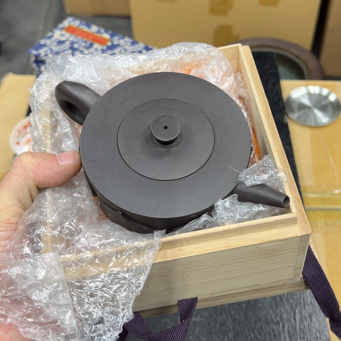 紫砂中古工艺品摆件