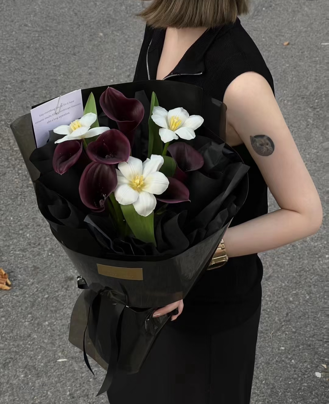 【买二单赠一】黑海芋马蹄莲  Calla Lily 忠贞不渝