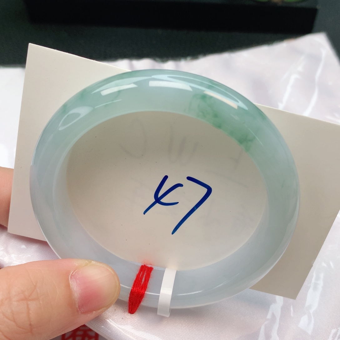 未镶嵌手镯翡翠51-53圈