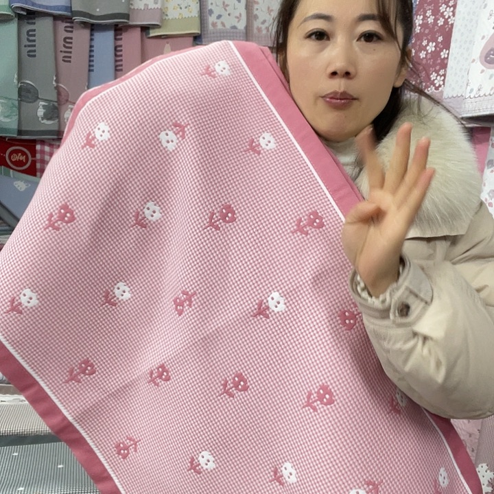 棉特价促销粉色小花