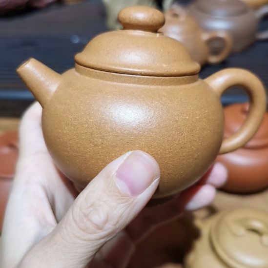 柏***舟紫砂茶壶大智若愚壶半手工