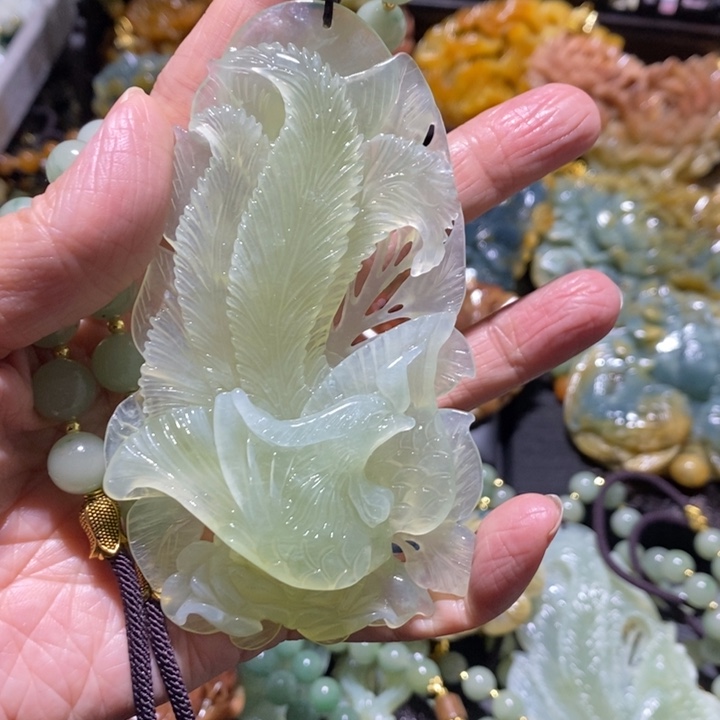 岫玉岫玉吊坠未镶嵌