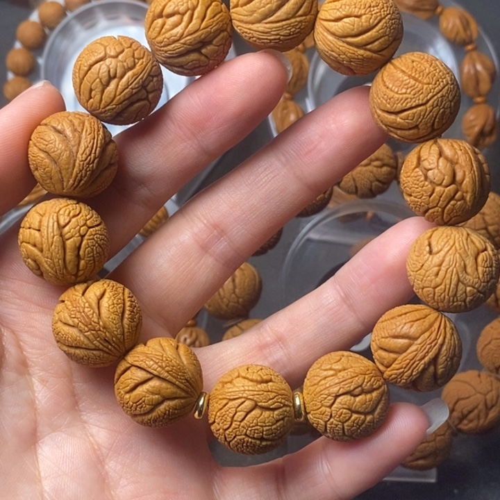 吊坠桃核秦岭野生龙纹桃核18