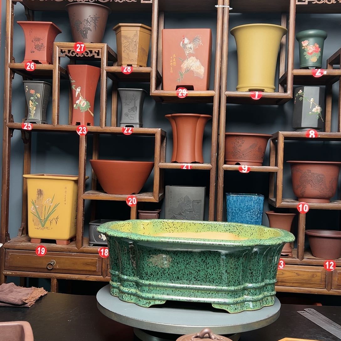 紫砂花盆胖*紫砂花盆