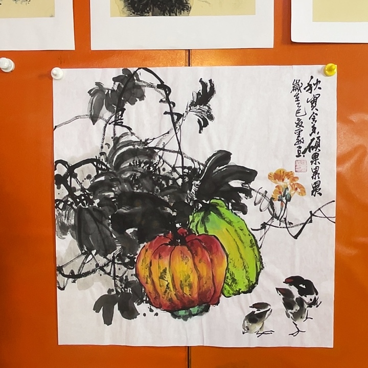 国画张圣敏先生纯手绘作品