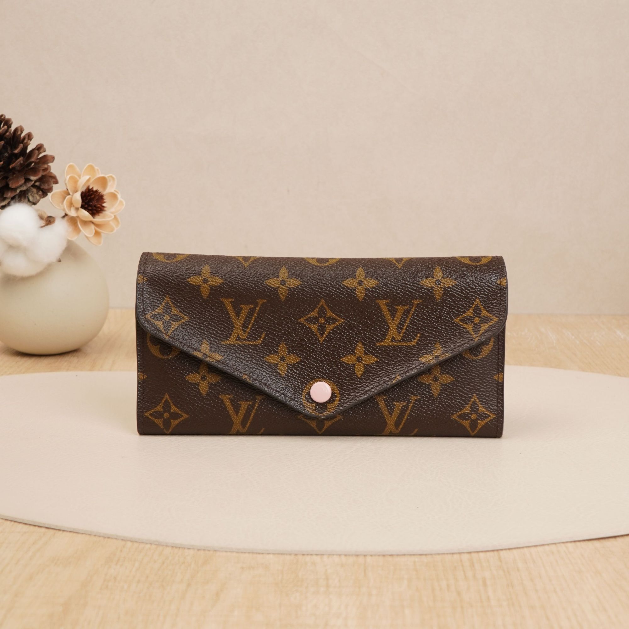 95新 LouisVuitton/路易威登 路易威登长款钱包老花/DS031510